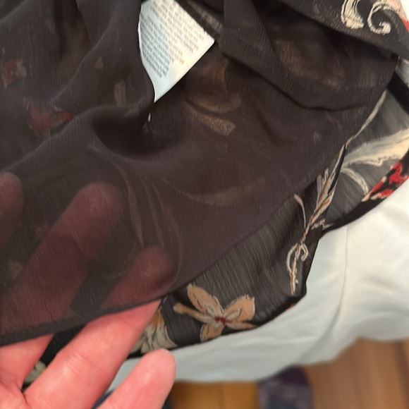 Maeve Floral Peasant Blouse, Size L - Picture 12 of 15